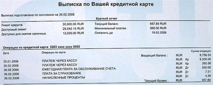 По каким данным можно ориентироваться при изучении банковской выписки?